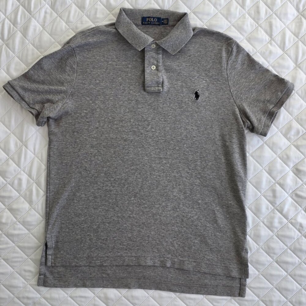 Polo Ralph Lauren Classic Fit Polo Shirt Men’s Medium Heather Gray